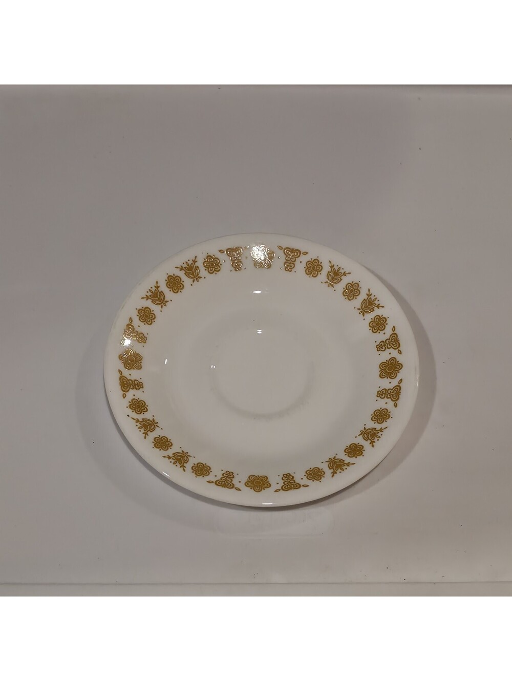 Vintage Corelle Butterfly Gold Replacement Saucer Plate Pyrex Corning 6.25”